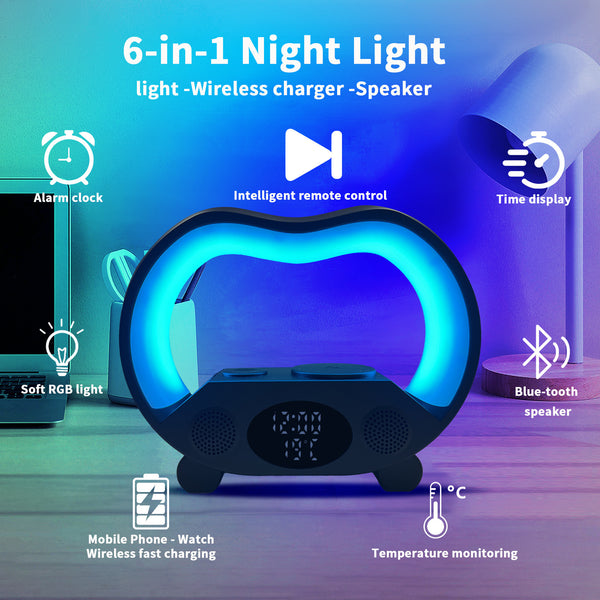 2025 New 6 In 1 Smart Remote Control Bluetooth-compatible Ambience